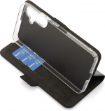 Wave BookCase -suojakotelo, Samsung Galaxy A54 5G, musta