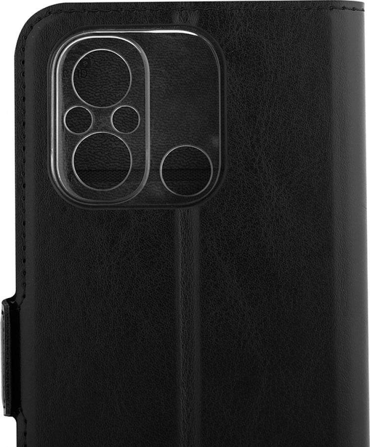 Wave BookCase -suojakotelo, Xiaomi Redmi 12C, musta