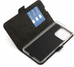 Wave BookCase -suojakotelo, Xiaomi Redmi 12C, musta