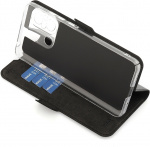 Wave BookCase -suojakotelo, Xiaomi Redmi 12C, musta