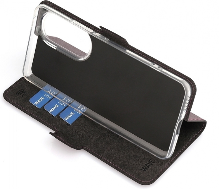 Wave BookCase -suojakotelo, Honor 90, Smoky Sangria