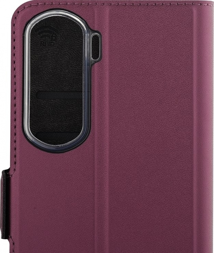 Wave BookCase -suojakotelo, Honor 90 Lite, Smoky Sangria