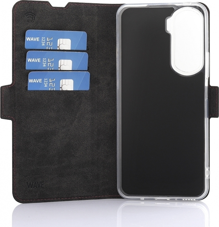 Wave BookCase -suojakotelo, Honor 90 Lite, Smoky Sangria