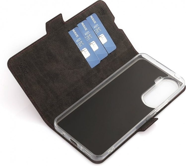 Wave BookCase -suojakotelo, Honor 90 Lite, Smoky Sangria