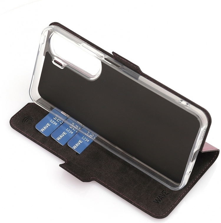 Wave BookCase -suojakotelo, Honor 90 Lite, Smoky Sangria