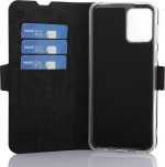 Wave BookCase -suojakotelo, Motorola Moto E13, Smoky Sangria