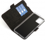 Wave BookCase -suojakotelo, Motorola Moto E13, Smoky Sangria