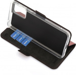 Wave BookCase -suojakotelo, Motorola Moto E13, Smoky Sangria