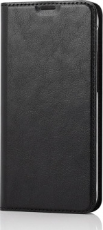 Wave BookCase -suojakotelo, Samsung Galaxy A42 5G, musta