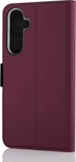Wave BookCase -suojakotelo, Samsung Galaxy S23 FE 5G, Smoky Sangria