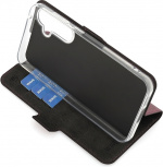 Wave BookCase -suojakotelo, Samsung Galaxy S23 FE 5G, Smoky Sangria