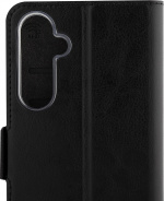 Wave BookCase -suojakotelo, Samsung Galaxy S23 FE 5G, musta Wave BookCase -suojakotelo, Samsung Galaxy S23 FE 5G, musta