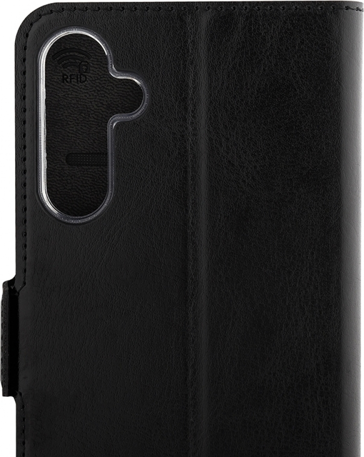 Wave BookCase -suojakuori, Samsung Galaxy A15, musta