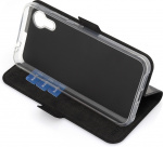 Wave BookCase -suojakuori, Samsung Galaxy XCover7, musta