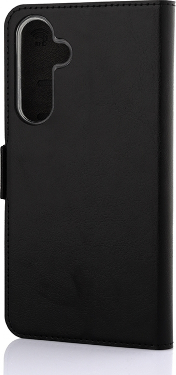 Wave BookCase -suojakuori, Samsung Galaxy A35 5G, musta Wave BookCase -suojakuori, Samsung Galaxy A35 5G, musta