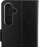 Wave BookCase -suojakuori, Samsung Galaxy A35 5G, musta Wave BookCase -suojakuori, Samsung Galaxy A35 5G, musta