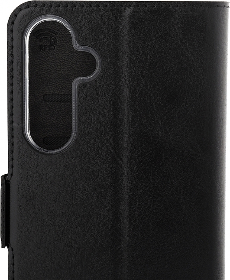 Wave BookCase -suojakuori, Samsung Galaxy A35 5G, musta Wave BookCase -suojakuori, Samsung Galaxy A35 5G, musta