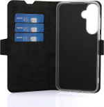 Wave BookCase -suojakuori, Samsung Galaxy A35 5G, musta Wave BookCase -suojakuori, Samsung Galaxy A35 5G, musta