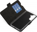 Wave BookCase -suojakuori, Samsung Galaxy A35 5G, musta Wave BookCase -suojakuori, Samsung Galaxy A35 5G, musta