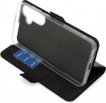 Wave BookCase -suojakuori, Samsung Galaxy A35 5G, musta Wave BookCase -suojakuori, Samsung Galaxy A35 5G, musta