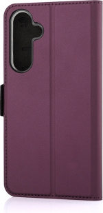 Wave BookCase -suojakuori, Samsung Galaxy A35 5G, Smoky Sangria