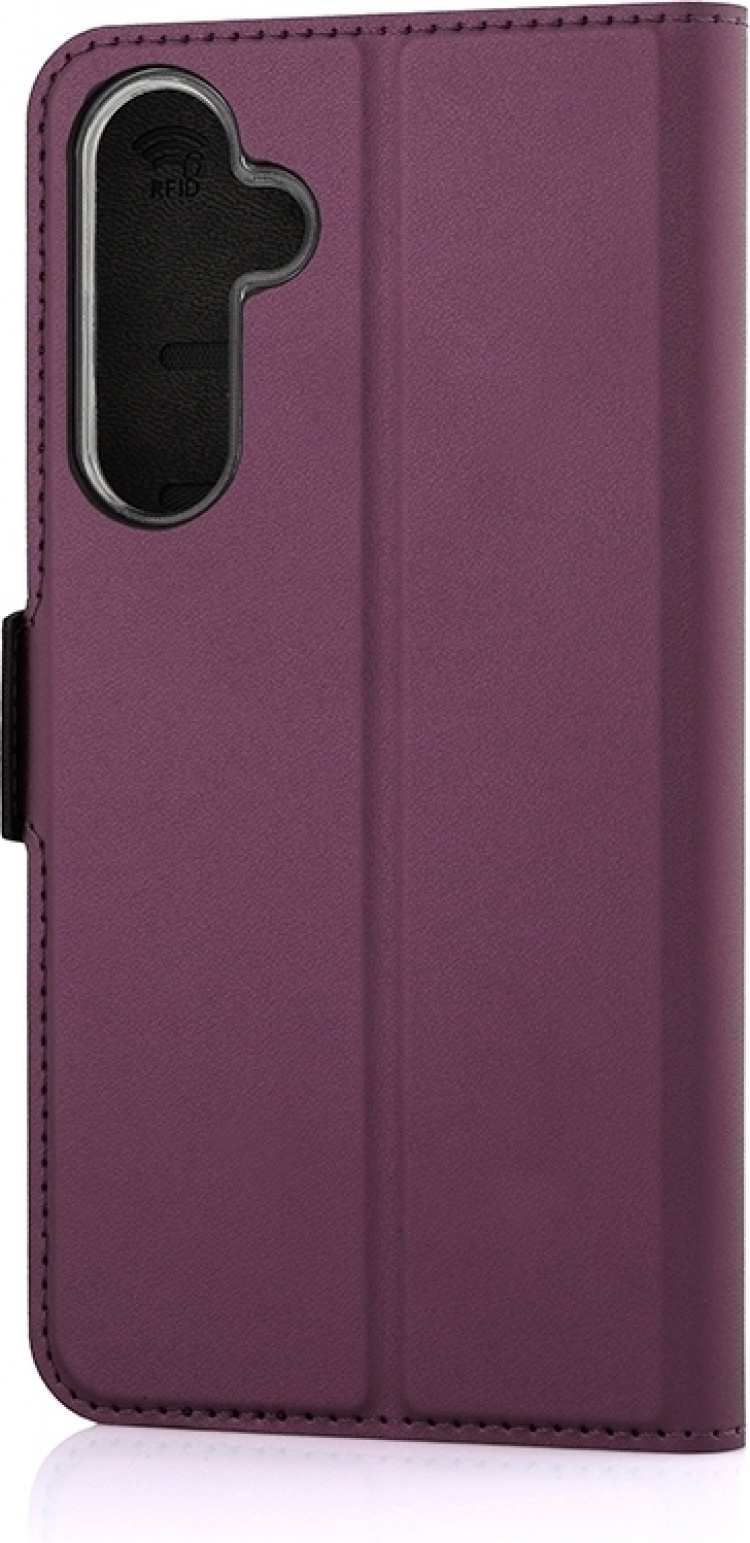 Wave BookCase -suojakuori, Samsung Galaxy A35 5G, Smoky Sangria