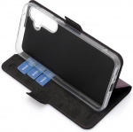 Wave BookCase -suojakuori, Samsung Galaxy A35 5G, Smoky Sangria