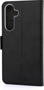 Wave BookCase -suojakuori, Samsung Galaxy A55 5G, musta