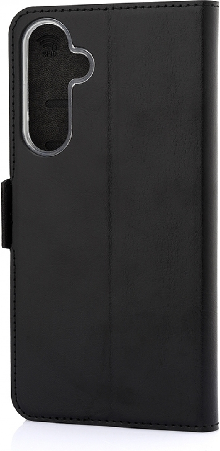 Wave BookCase -suojakuori, Samsung Galaxy A55 5G, musta