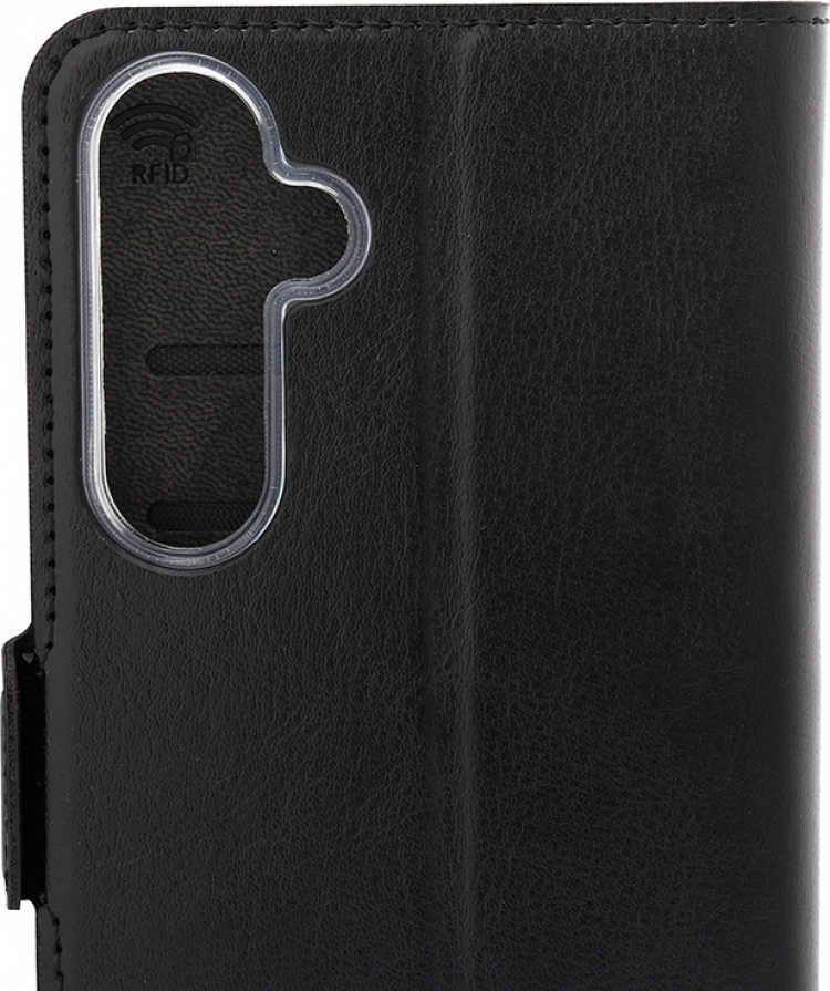 Wave BookCase -suojakuori, Samsung Galaxy A55 5G, musta