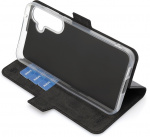 Wave BookCase -suojakuori, Samsung Galaxy A55 5G, musta