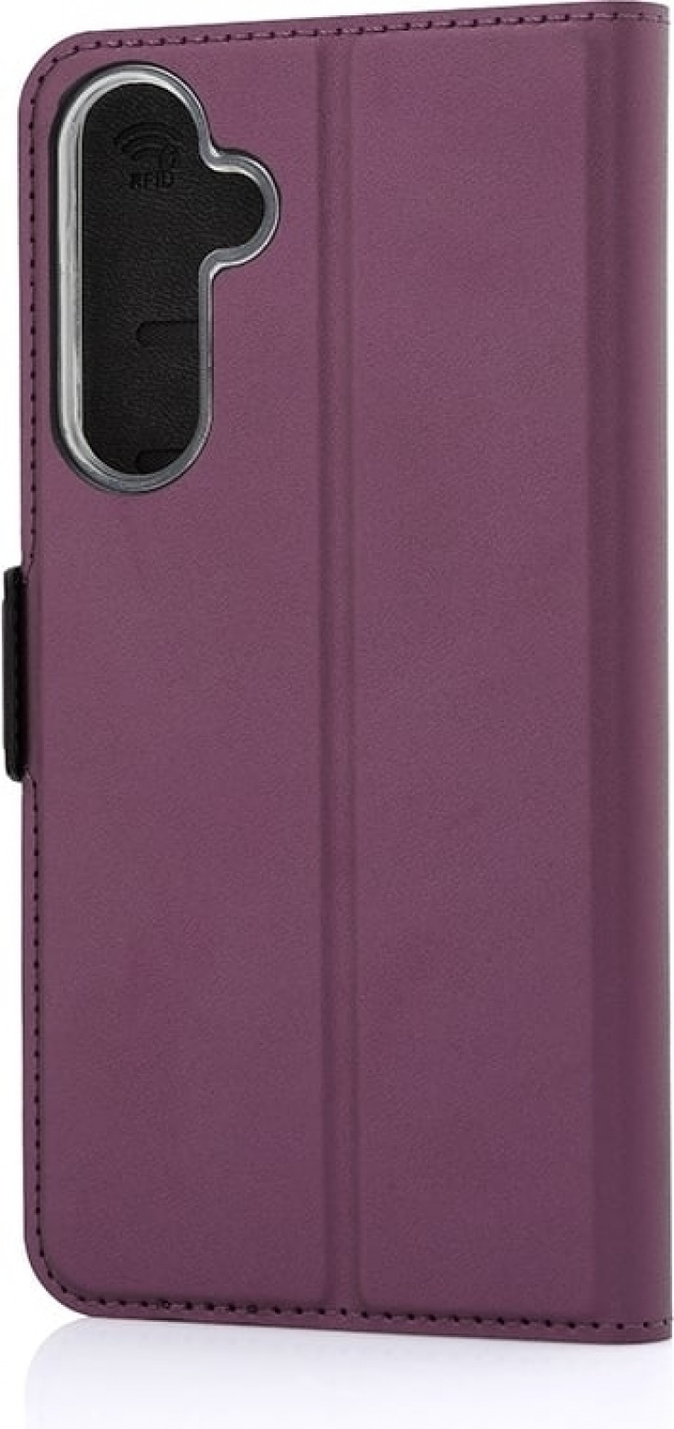 Wave BookCase -suojakuori, Samsung Galaxy A55 5G, Smoky Sangria