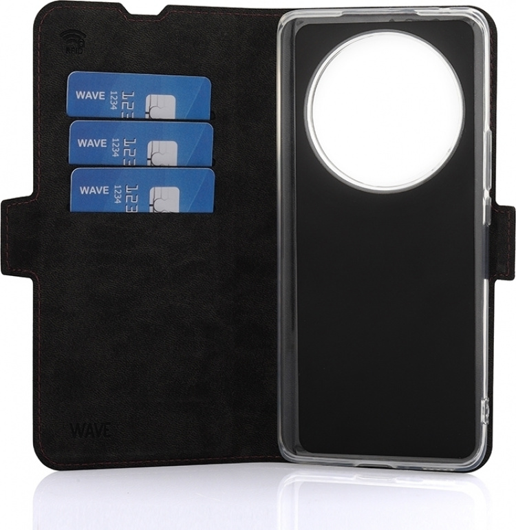 Wave BookCase -suojakuori, Honor Magic6 Lite, Smoky Sangria Wave BookCase -suojakuori, Honor Magic6 Lite, Smoky Sangria