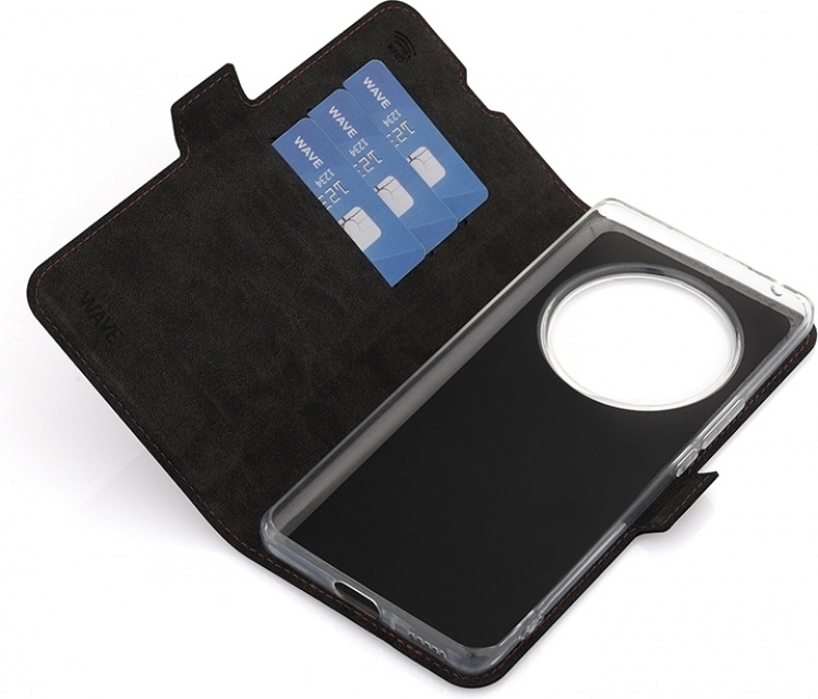 Wave BookCase -suojakuori, Honor Magic6 Lite, Smoky Sangria Wave BookCase -suojakuori, Honor Magic6 Lite, Smoky Sangria