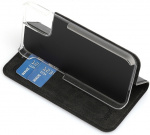 Wave BookCase suojakotelo, iPhone 12 mini, musta