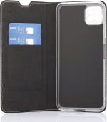 Wave BookCase -suojakotelo, Samsung Galaxy A22 5G, ruusukulta
