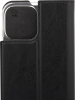 Wave BookCase -suojakotelo, iPhone 13 Pro Max, musta