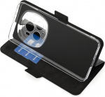 Wave BookCase -suojakuori, Honor Magic6 Pro 5G, musta