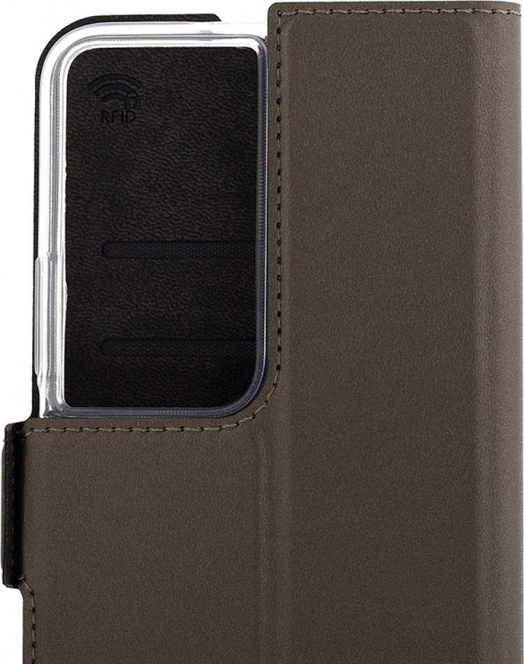 Wave BookCase -suojakotelo, Honor X7b, taupe Wave BookCase -suojakotelo, Honor X7b, taupe