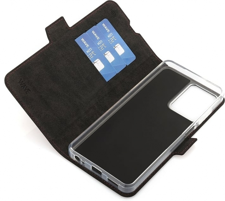 Wave BookCase -suojakuori, HMD Pulse Pro, Smoky Sangria Wave BookCase -suojakuori, HMD Pulse Pro, Smoky Sangria