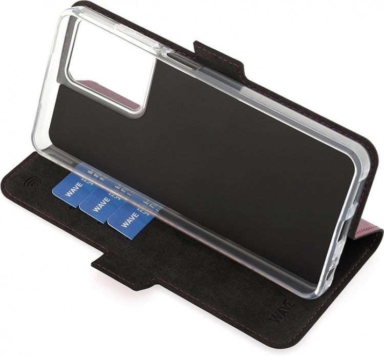 Wave BookCase -suojakuori, HMD Pulse Pro, Smoky Sangria Wave BookCase -suojakuori, HMD Pulse Pro, Smoky Sangria