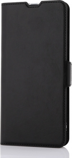 Wave BookCase -suojakotelo, Honor X7a, musta Wave BookCase -suojakotelo, Honor X7a, musta