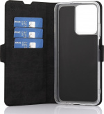 Wave BookCase -suojakotelo, Honor X7a, musta Wave BookCase -suojakotelo, Honor X7a, musta