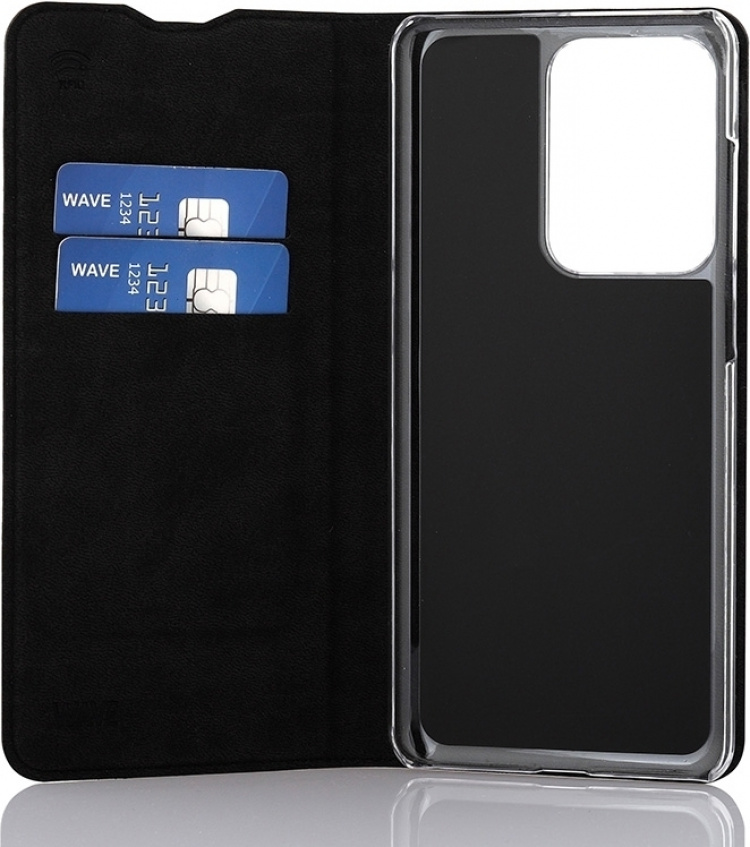 Wave BookCase -suojakotelo, Samsung Galaxy S20 Ultra, musta Wave BookCase -suojakotelo, Samsung Galaxy S20 Ultra, musta