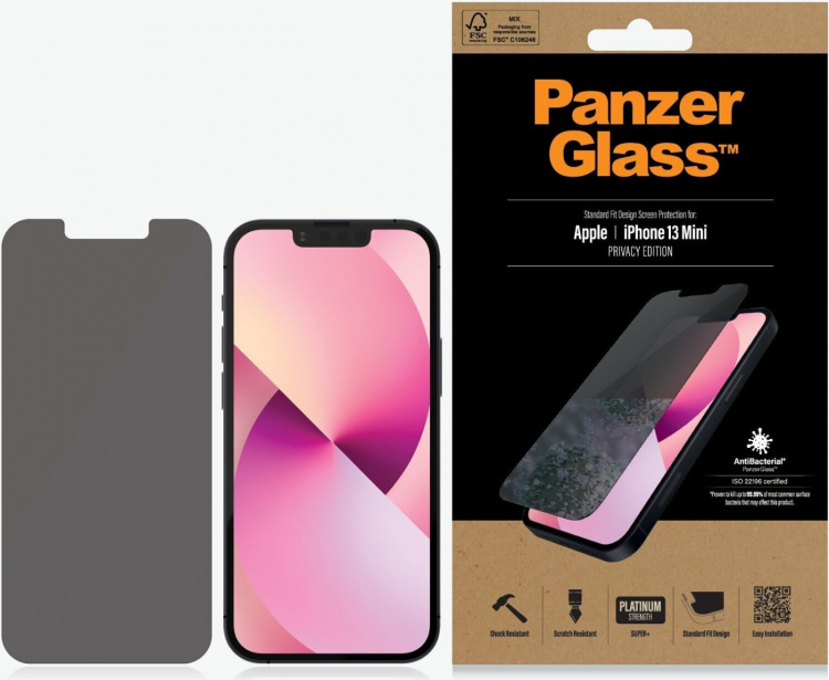 PanzerGlass Privacy -panssarilasi, iPhone 13 mini PanzerGlass Privacy -panssarilasi, iPhone 13 mini