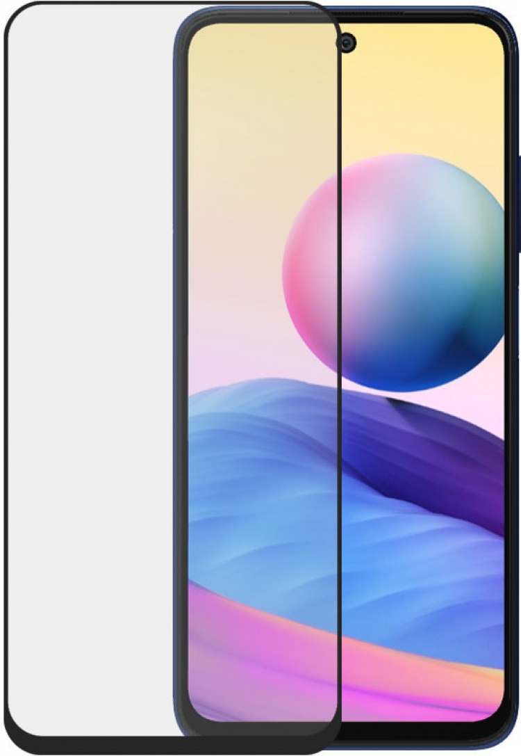 SAFE by PanzerGlass -panssarilasi, Xiaomi Redmi Note 10 5G, musta kehys