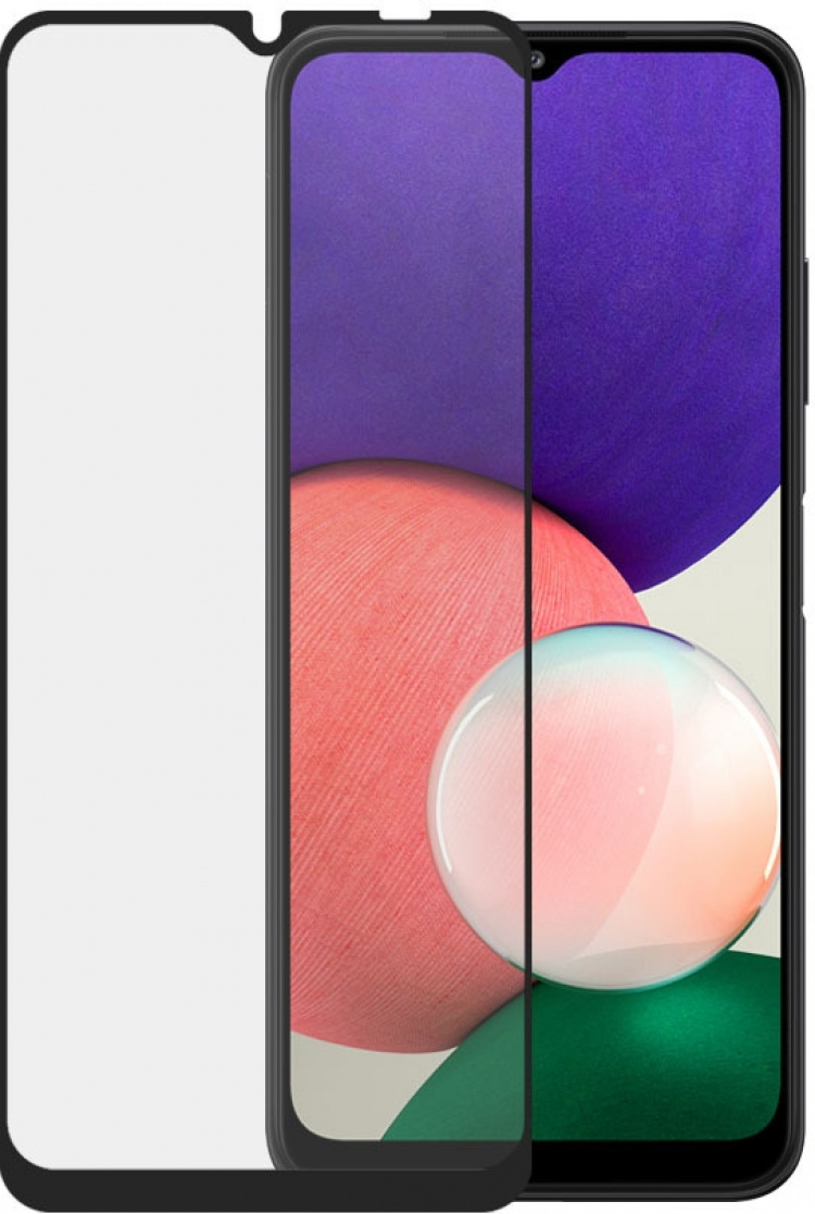 SAFE by PanzerGlass -panssarilasi, Samsung Galaxy A22 5G, musta kehys SAFE by PanzerGlass -panssarilasi, Samsung Galaxy A22 5G, musta kehys