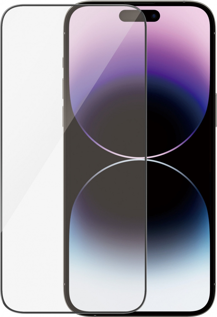 PanzerGlass panssarilasi, iPhone 14 Pro Max, musta kehys