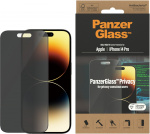 PanzerGlass Ultra Wide Fit Privacy -panssarilasi, iPhone 14 Pro, musta kehys PanzerGlass Ultra Wide Fit Privacy -panssarilasi, iPhone 14 Pro, musta kehys