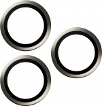 PanzerGlass Hoops -kameran linssinsuoja, iPhone 15 Pro / 15 Pro Max, titaani PanzerGlass Hoops -kameran linssinsuoja, iPhone 15 Pro / 15 Pro Max, titaani